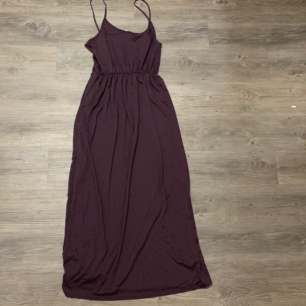 Deeper purple maxi dress